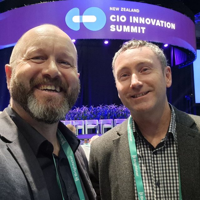 Ryan with Wayne at an AFQY event