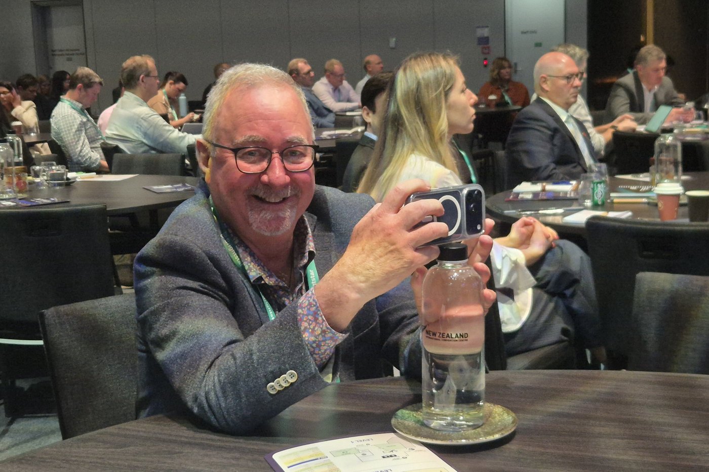 Vaughan Robertson, former CIO at Beca, in the audience at the CIO Innovation Summit